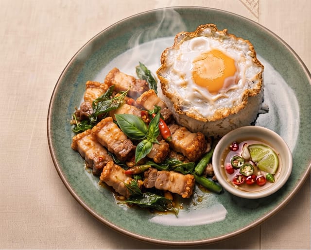 Kra - Prow Crispy Pork Belly.