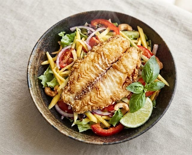 Tilapia Mango Salad.