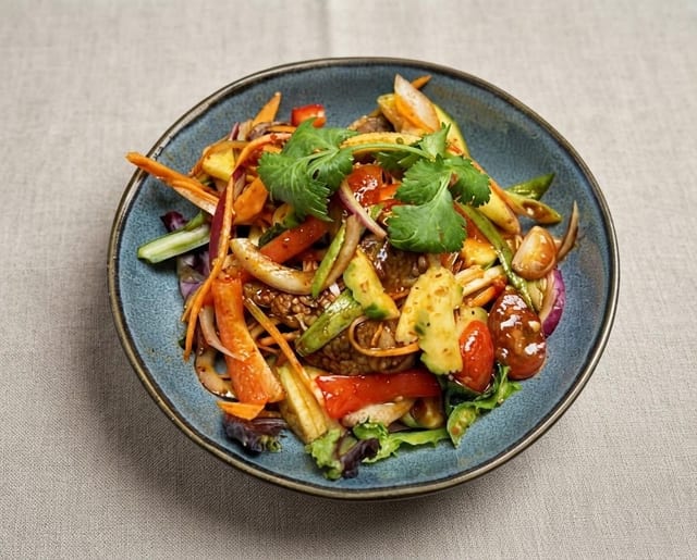 Grilled Beef Salad.