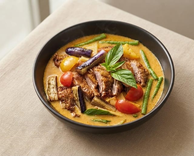 Curry Half Duck.