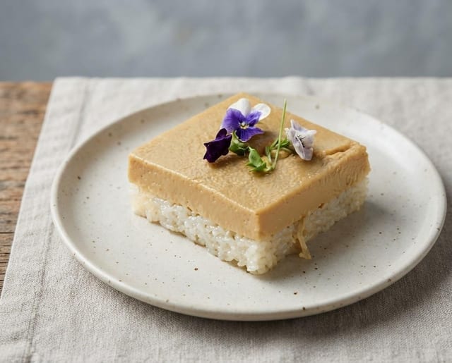 Custard on Sticky Rice.