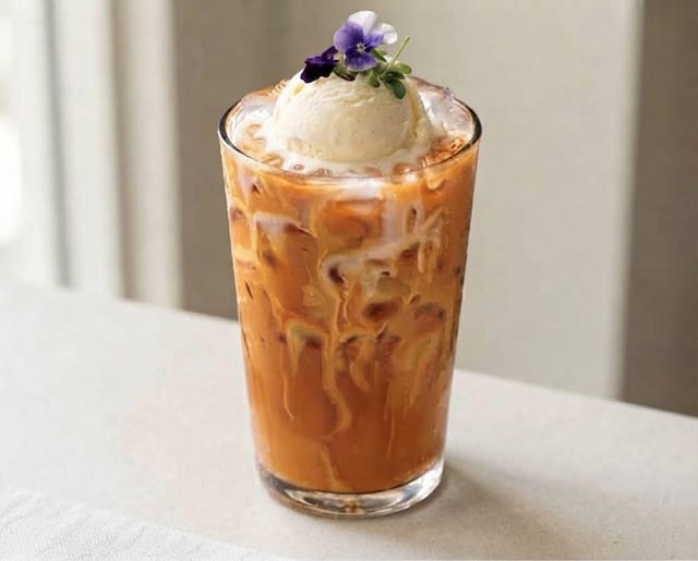 Thai Tea Float.