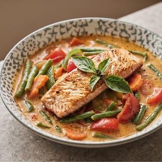 Salmon Panang Curry