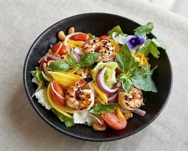 Shrimp Mango Salad.