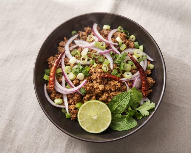 Larb Salad Ground Beef.