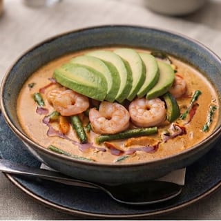 Shrimp Avocado Panang