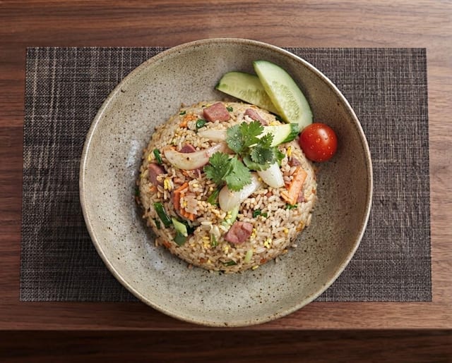 Thai Sausage Fried Rice.