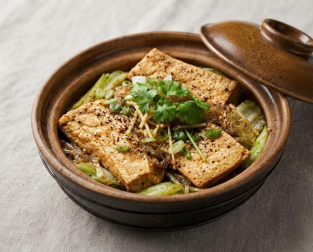 Tofu Clay Pot (Don’t forget to Order Rice).