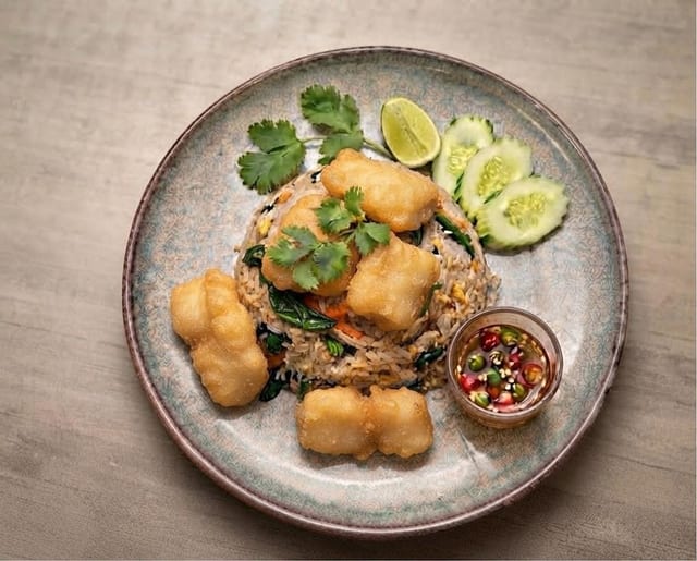 Tilapia Fried Rice.