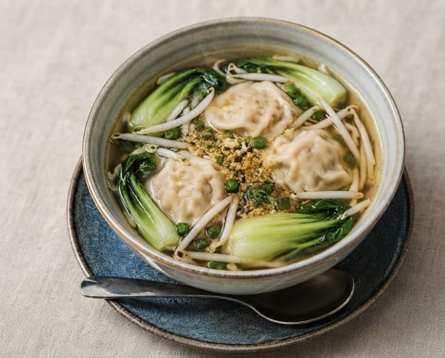 Thai Dumpling Soup.