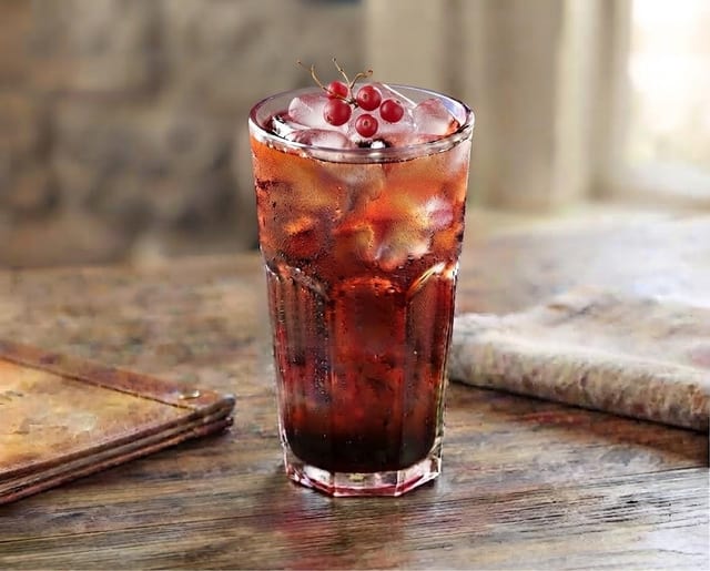 Cranberry Thai Iced Tea.