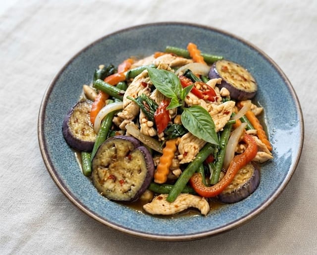Spicy Eggplants.