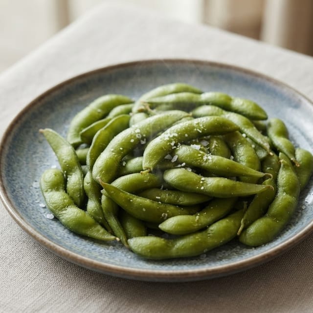 Steamed Edamame.